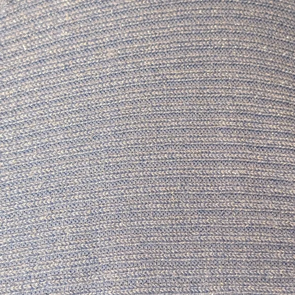 Chico's Blue Dolman Sleeve Knit Top Boatneck Batwing Lightweight ribbed 4/US 20 - Picture 7 of 8